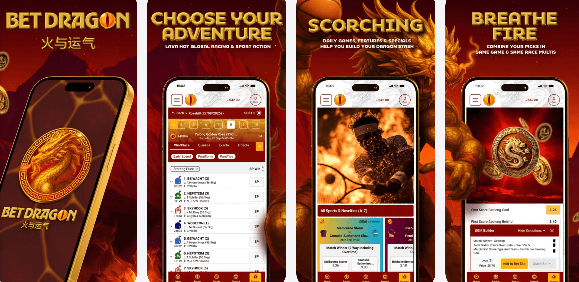 Bet Dragon Mobile